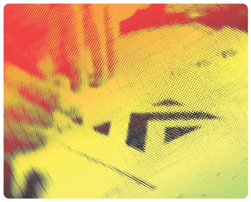 Abstract hands working